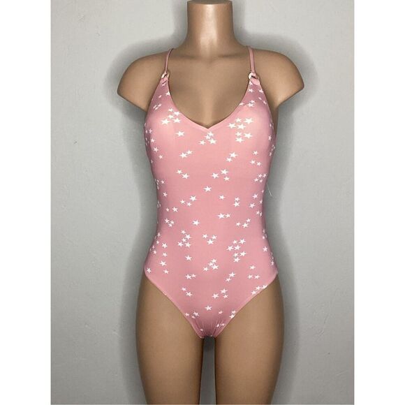 New. WET L.A. rose stars swimsuit. Small. Retails $188 - Picture 2 of 6